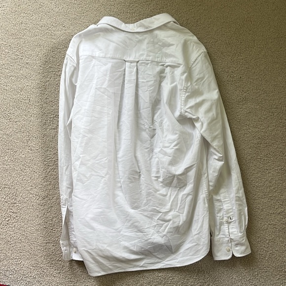 NWOT white Brandy Melville button up dress shirt - Picture 6 of 7